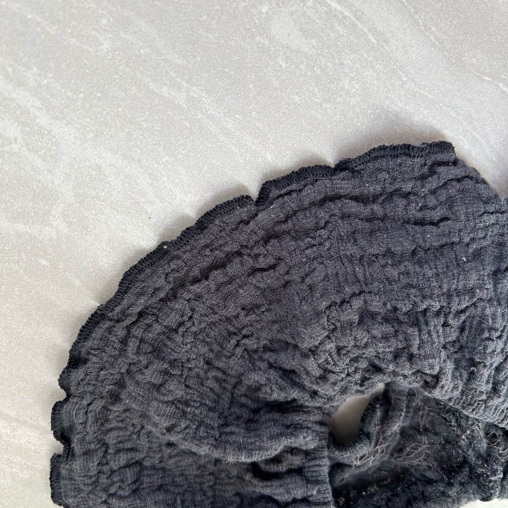 American Eagle Outfitters Charcoal Textured Headband - Picture 4 of 5